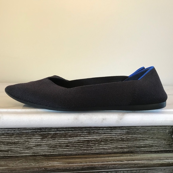 BEST SELLER 🔥 ROTHY’S BLACK THE POINT SLIP-ON SHOES - Picture 5 of 12